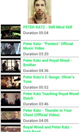 PETER KATZ MUSIC TUBE HD截图3
