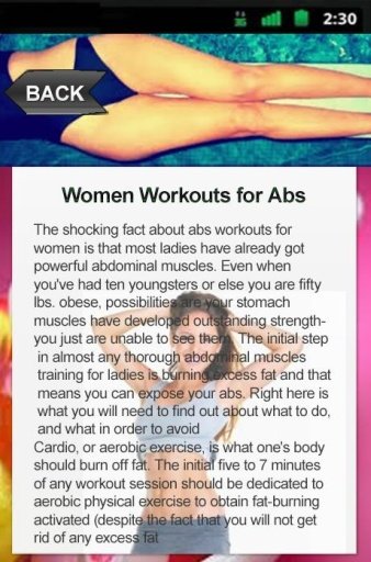 Women Workouts for Abs截图7