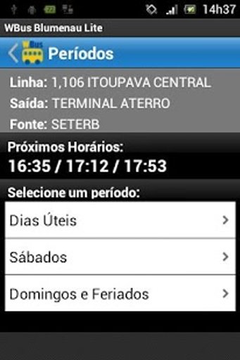 WBus Blumenau Lite截图7