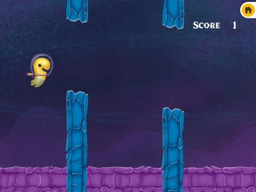 Flappy Alien - UFO Runner FREE截图5