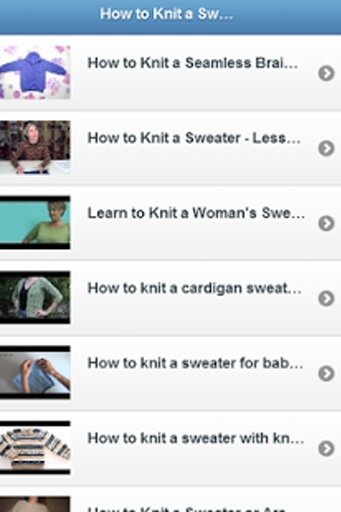 How to Knit a Sweater截图5