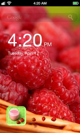 Fruit Beauty Lock Screen截图1