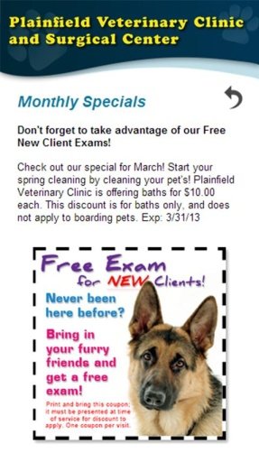 Plainfield Veterinary Clinic截图2