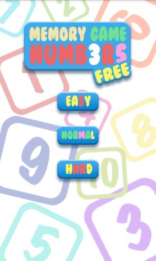 Memory Game - Numbers! FREE截图4