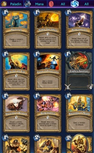 DeckBuilder: Hearthstone截图3