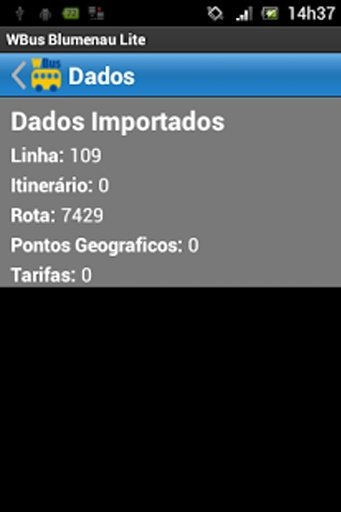 WBus Blumenau Lite截图4