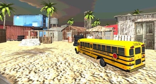 Tropical City Schoolbus Drive截图1