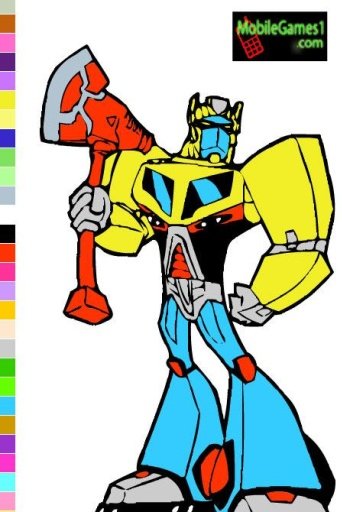 Transformers Coloring Game截图3