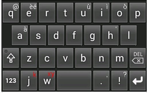 K8 Italian Keyboard截图2