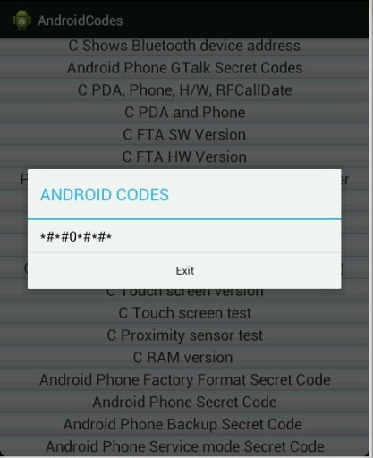 Android Codes secret reveald截图4