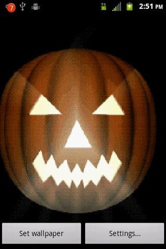 Halloween Pumpkin Jack - O LWP截图2