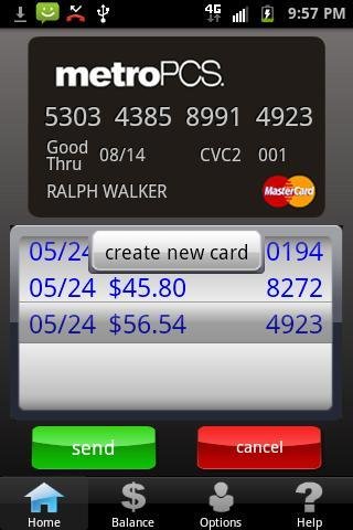 MetroPCS Virtual MasterCard截图4