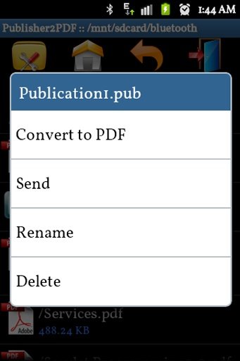 Publisher to PDF Converter截图3