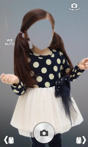 Kid girl fashion photo montage截图5