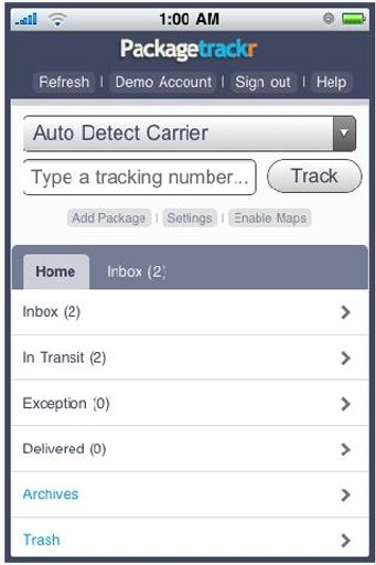 Package Tracker截图2