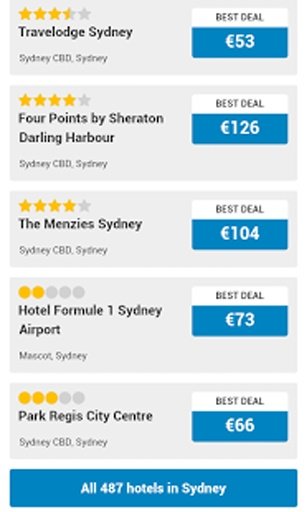 Sydney Hotels截图5