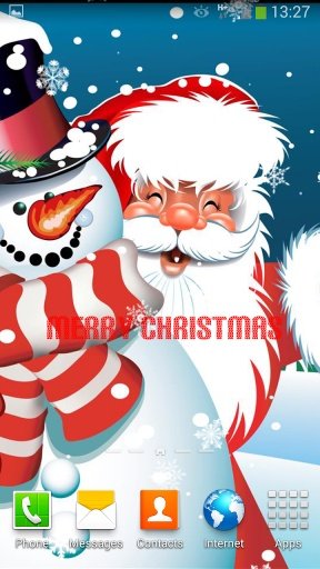 Santa Live Wallpaper截图3