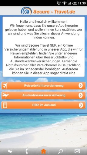 Secure-Travel Reise App截图3