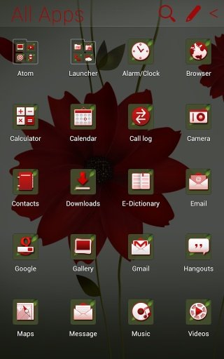 A Flower Atom theme截图4