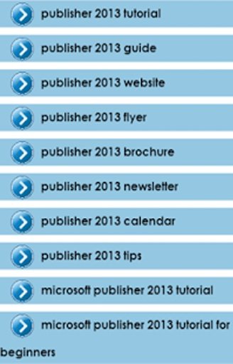 Publisher 2013 Tips截图2