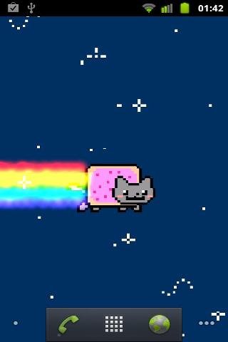 Nyan Cat Live Wallpaper截图2