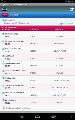 Seville Airport+Flight Tracker截图5