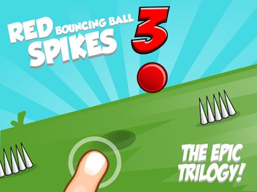 Red Bouncing Ball Spikes 3截图3