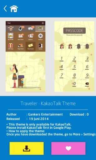 KakaoTalk Theme Shop截图4