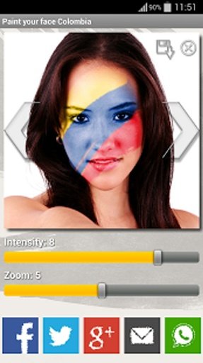 Paint your face Colombia截图3