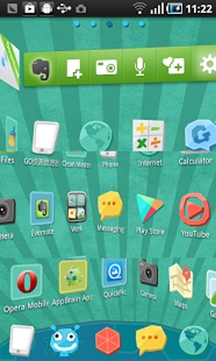 Cartoon GO Launcher EX Theme截图6