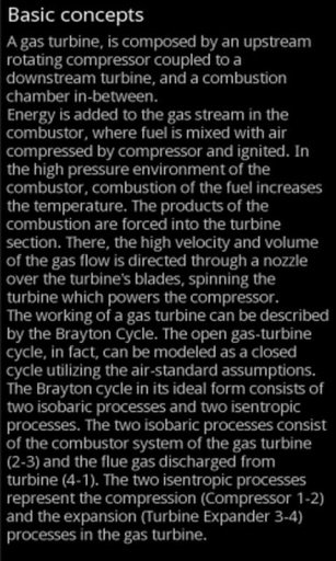 GAS TURBINE Performance截图2