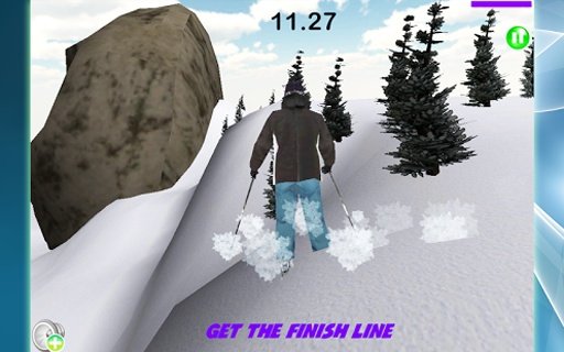 Skiing: Blizzard In Rocks截图5