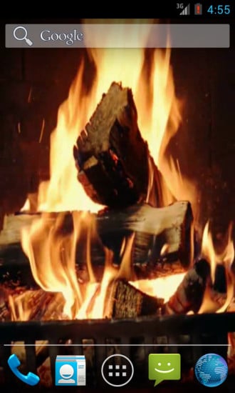 Fireplace Video Live Wallpaper截图1