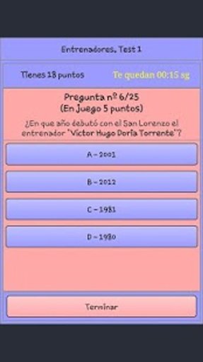 San Lorenzo Trivial截图6