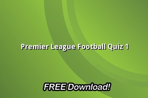 Premier League Football Quiz 1截图1