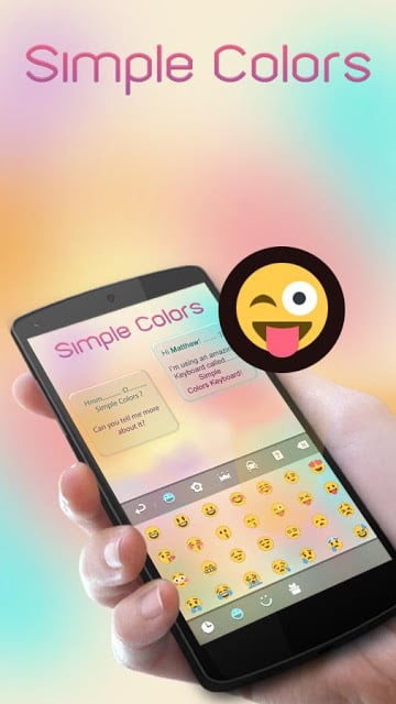 Simple Colors Keyboard Theme截图11