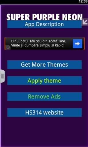 Super Purple Neon Theme截图3