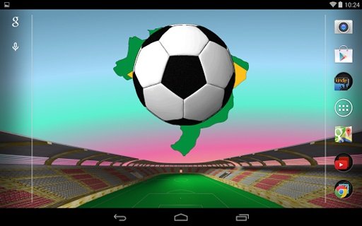 Brazil Football LWP截图2