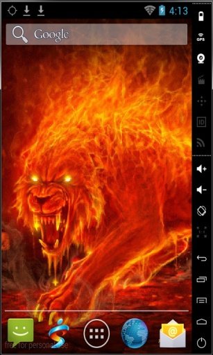 Monster Of Fire Live Wallpaper截图1