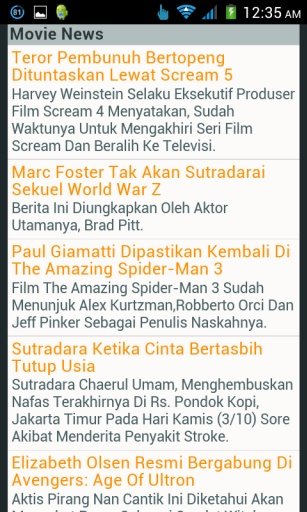 Jadwal Bioskop Cineplex 21截图3