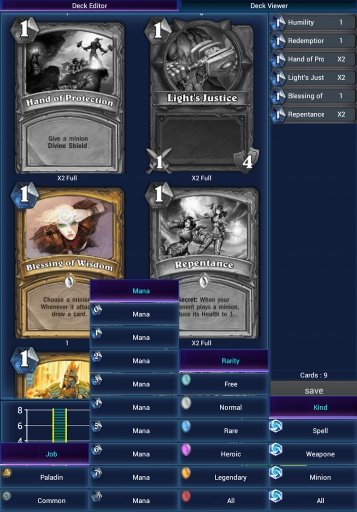 DeckBuilder: Hearthstone截图5