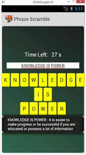 Phrase Scramble截图2