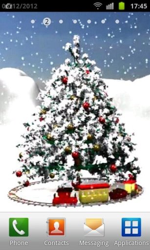 Snow Christmas Tree LWP截图1