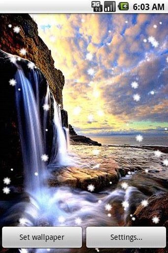 3D Waterfall Live Wallpaper截图3