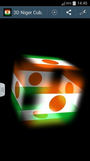 3D Niger Cube Flag LWP截图1