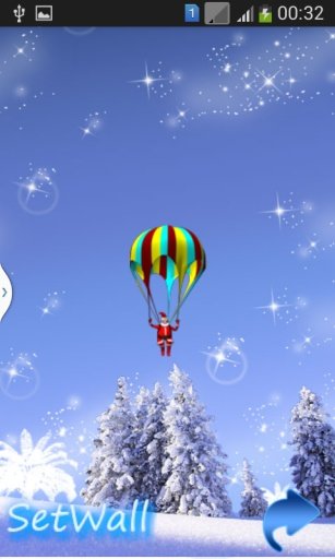 Santa Parachute Magic Fall截图10