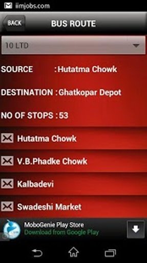 Mumbai Bus Navigator截图1