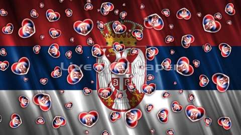 Heart Flag Serbian Free截图1