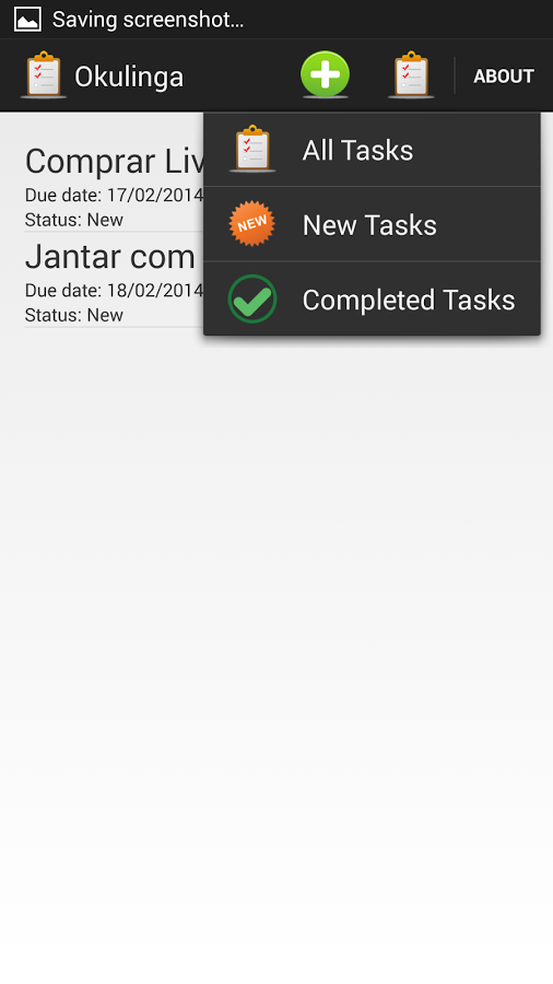 Okulinga - Lista de tarefas截图2