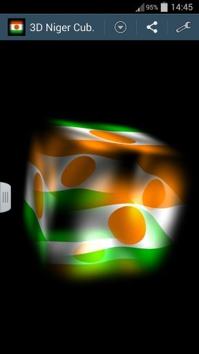 3D Niger Cube Flag LWP截图2